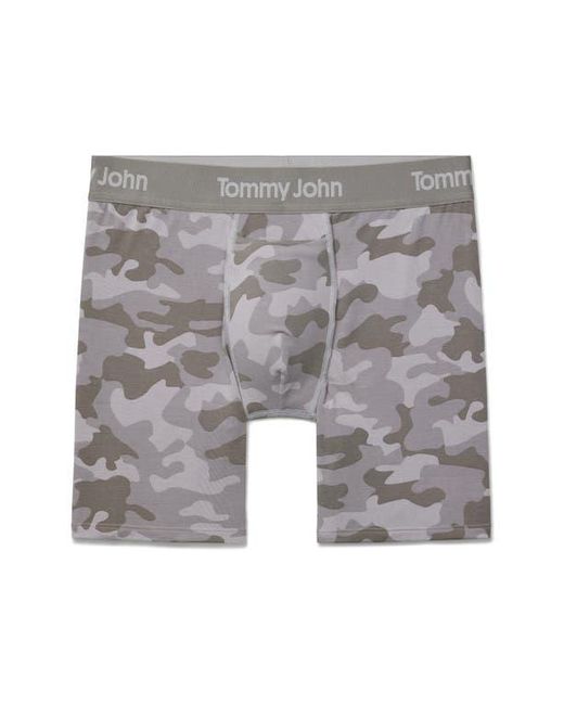 Tommy John Blue Second Skin 6-Inch Boxer Briefs for men