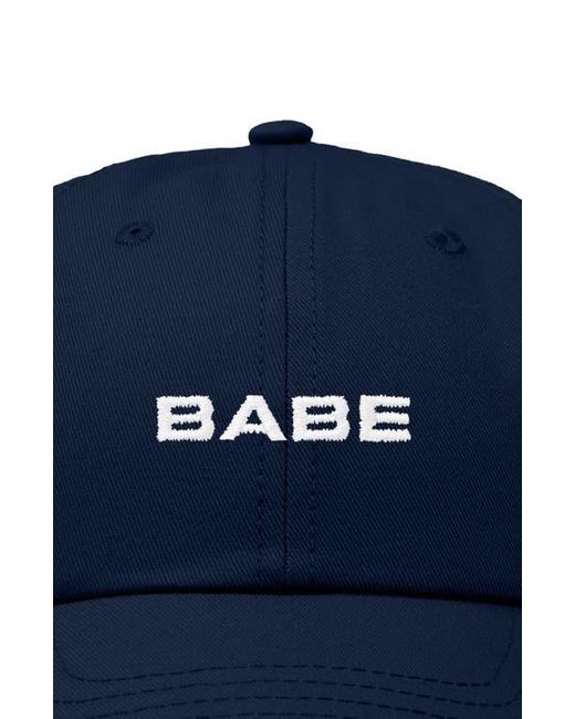Alix Blue Babe Embroidered Cap