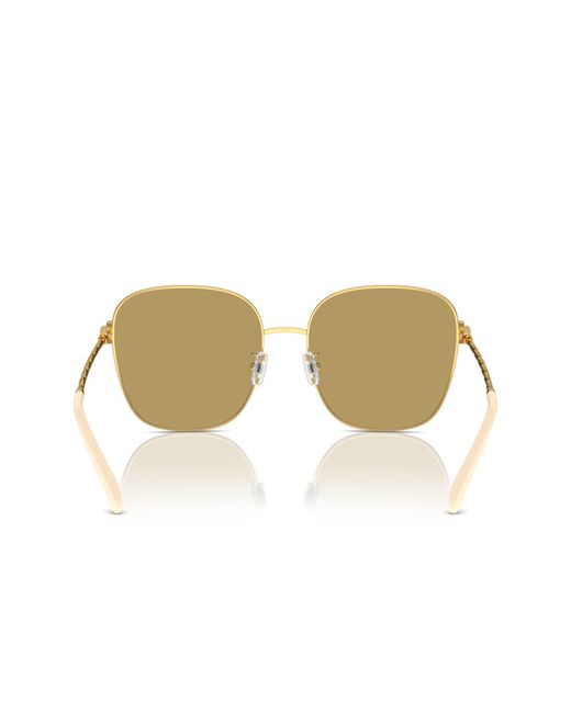 Tory Burch Natural 57mm Square Sunglasses