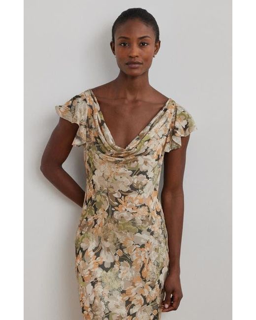 Lauren Ralph Lauren Beaded Cowl-Neck Gown main image 1
