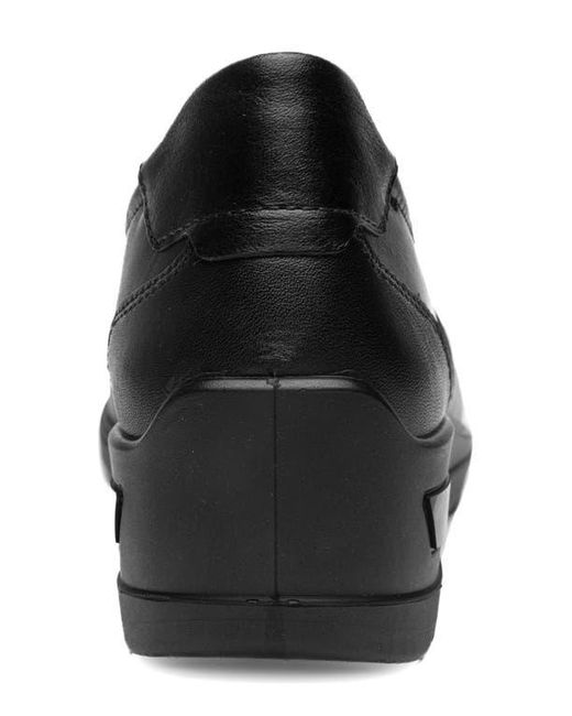 Ara Black Zen Wedge Loafer
