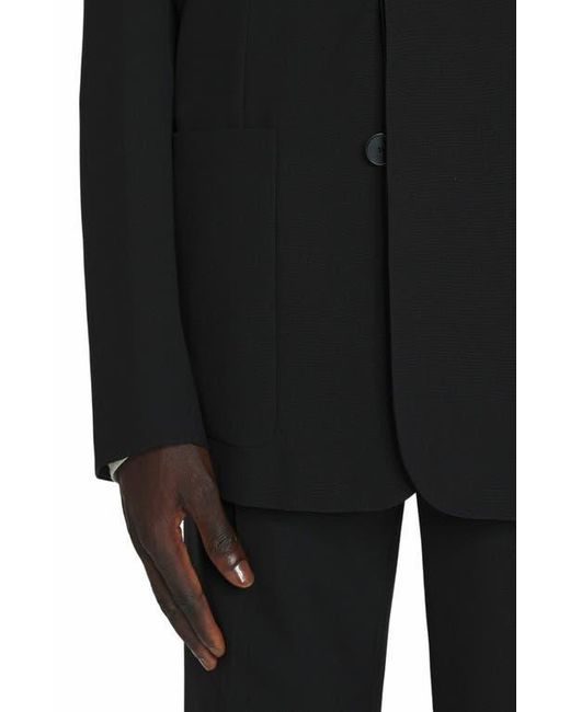 Lanvin Black Loose-Fitting Wool Jacket for men