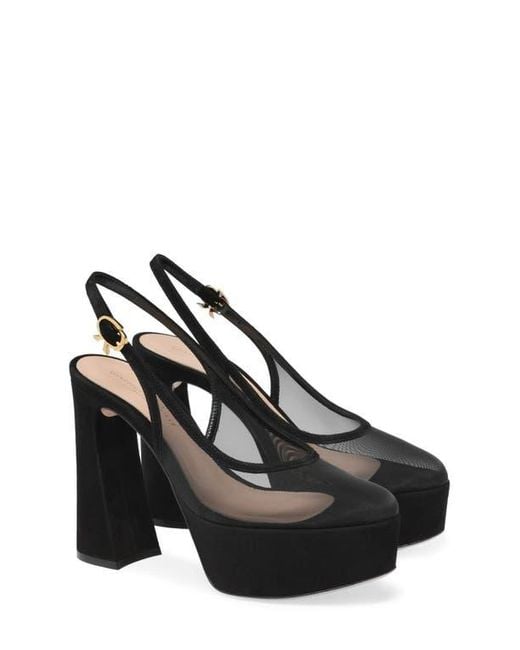 Gianvito Rossi Black Chopine