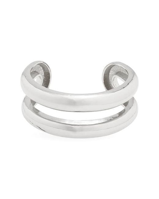BaubleBar White Harlow Cuff Bracelet