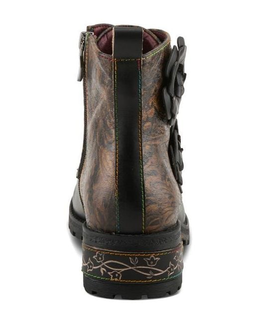 Spring Step Black Martinela Combat Boot