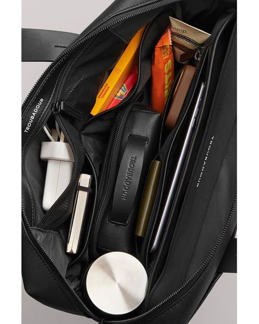 Troubadour Black Apex Briefcase