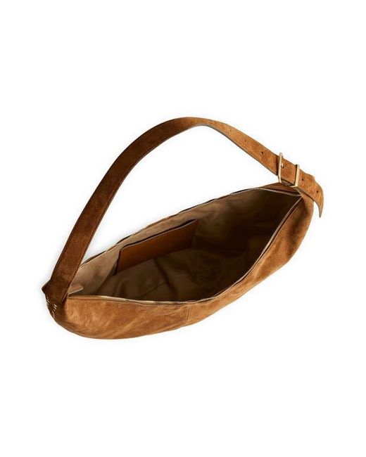 Madewell Brown The Essential Curve Shoulder Bag