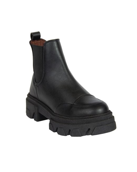 Urbnkicks Black Chelsea Cap Toe