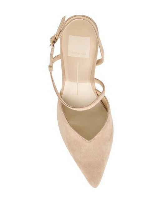Dolce Vita Natural Kamra Pointy Toe Slingback Pump