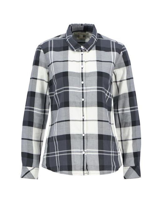 Barbour Gray Bredon Tartan Cotton Button-Up Shirt