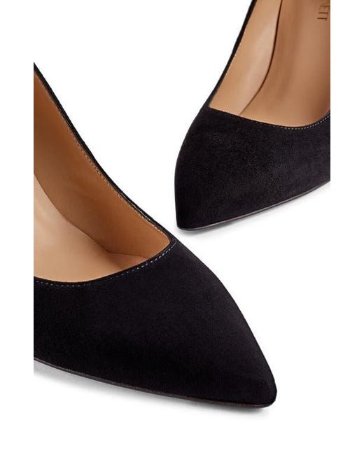 L.K.Bennett Black Floret Pointed Toe Pump