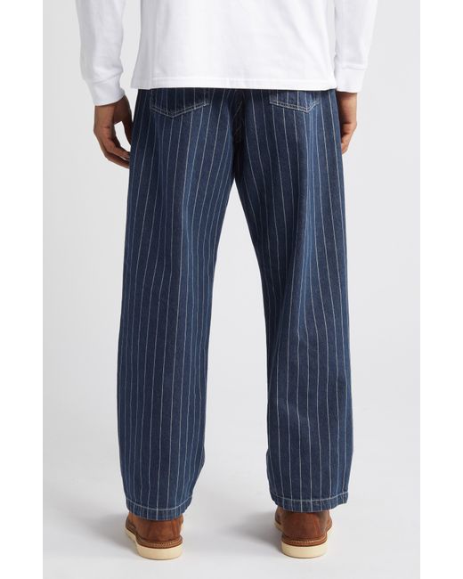 Carhartt Blue Orlean Stripe Jeans for men