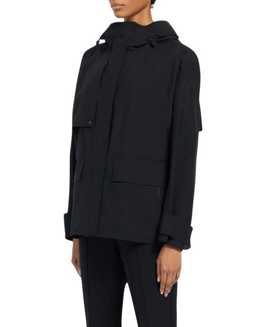 Moose Knuckles Black Laurier Waterproof Ripstop Jacket