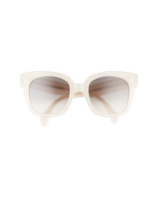 Céline Natural Bold 3 Dots 54mm Gradient Square Sunglasses