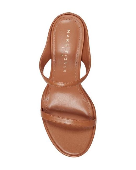 Marc Fisher Brown Alonde Slide Sandal