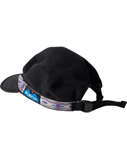 Kavu Black Fleece Strapcap