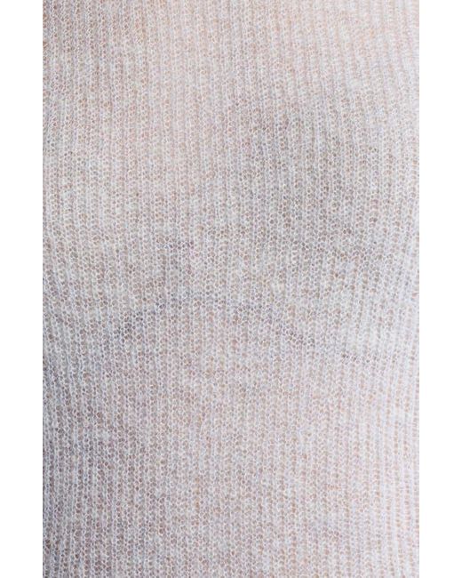 Boss Blue Fusionana Short Sleeve Sweater