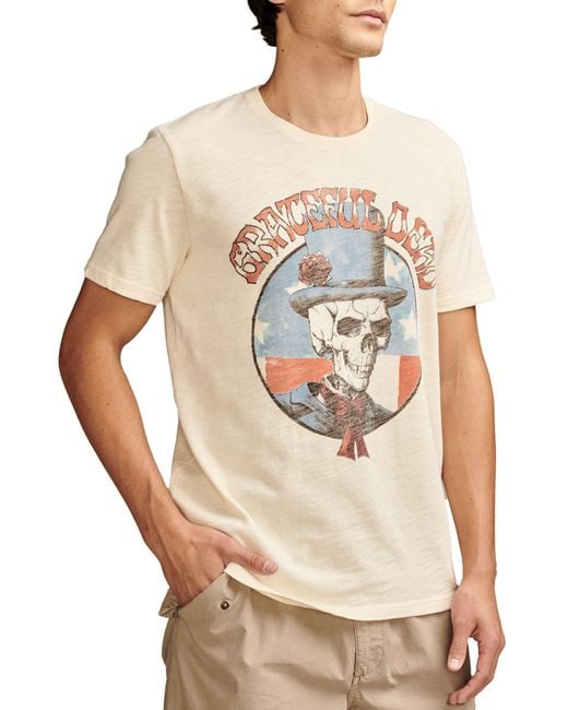 Lucky Brand Natural Grateful Dead Graphic T-shirt for men