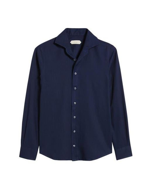 Aurélien Blue Denim Button-Up Shirt for men