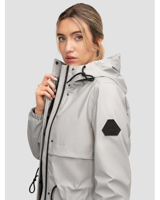 Jacket White Aurora Cape Raincoat