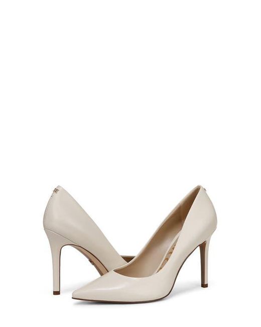 Sam Edelman White Hazel Pointed Toe Pump