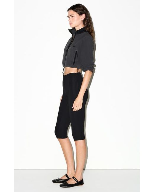 Skims Black Shrunken Zip Jacket