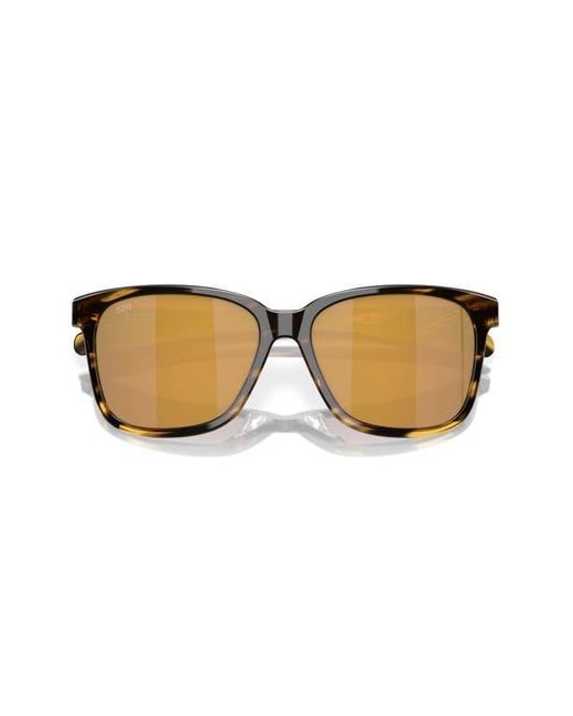 Costa Del Mar Brown Phantos 57Mm Polarized Sunglasses for men