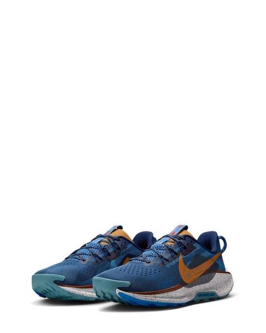 Nike Blue Reactx Pegasus Trail 5 Running Shoe for men
