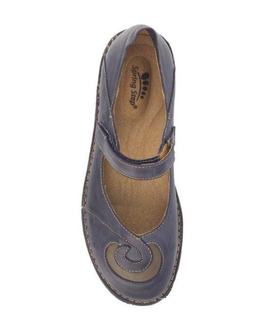 Spring Step White Cosmic Mary Jane Flat
