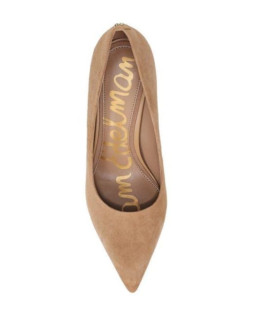 Sam Edelman Natural Vienna Pointed Toe Pump