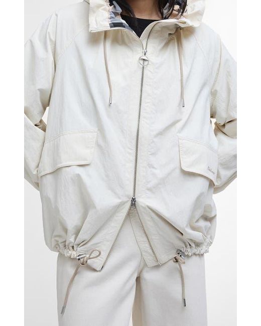 Barbour Gray Orson Showerproof Hooded Jacket