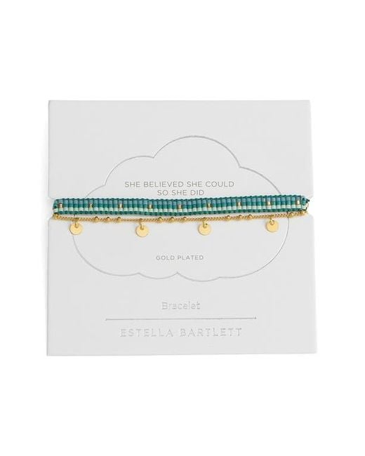 Estella Bartlett White Set Of 2 Bracelets