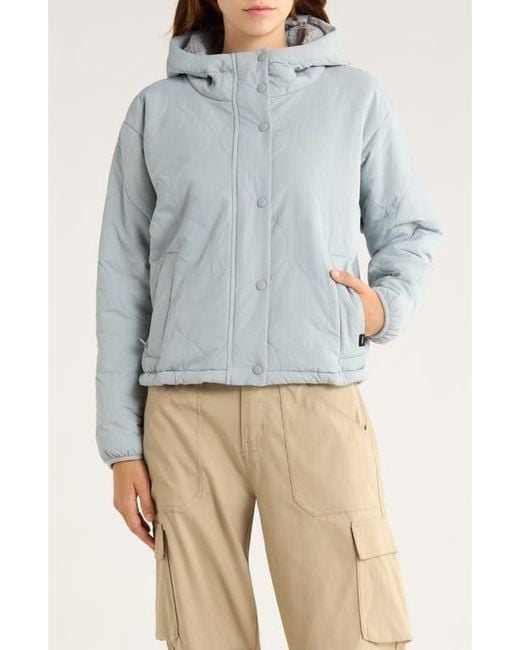 Prana Gray Encinitas Quilted Jacket