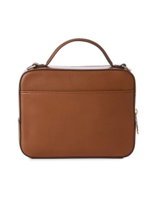 Brahmin Brown Tori Leather Top Carry Handle Bag