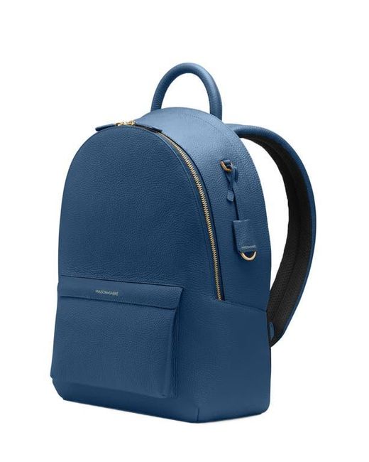 Maison De Sabre Blue Leather Backpack