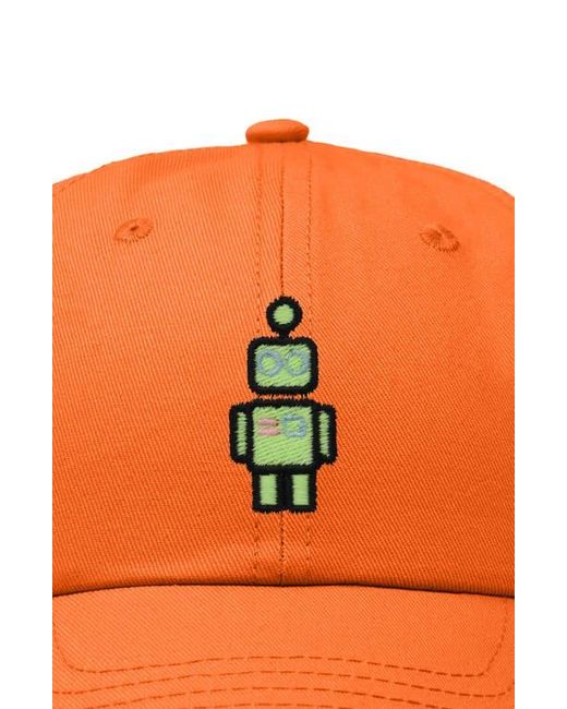 Alix Orange Robot Hat for men