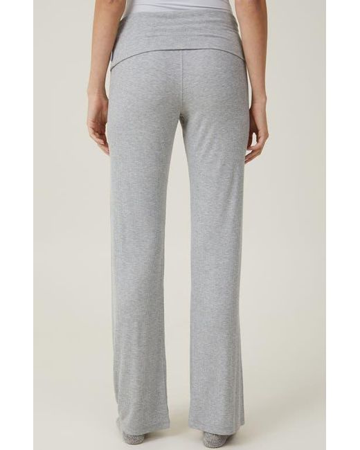 Cotton On Gray Sleep Recovery Roll Waist Pant