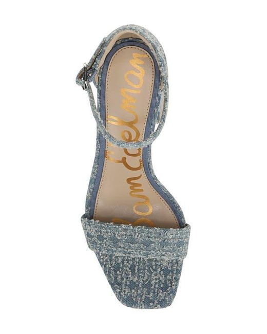 Sam Edelman White Daniella Ankle Strap Sandal