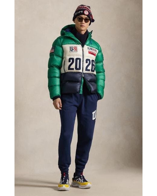 Polo Ralph Lauren Blue Flag Fleece Sweatpants for men