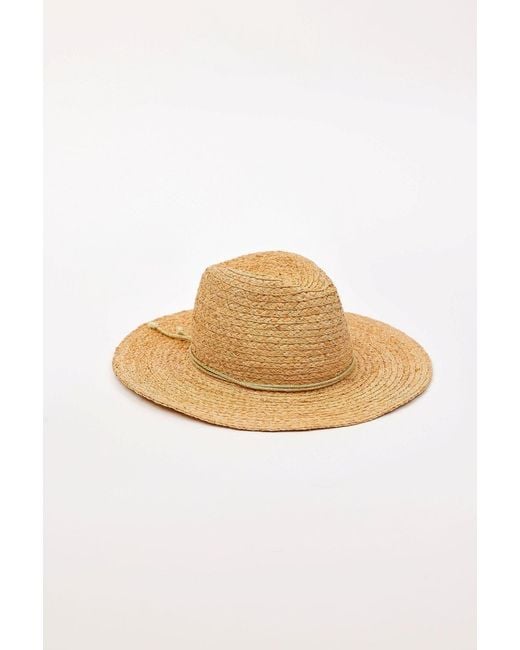 Hat Attack Multicolor Raffia Braid Continental