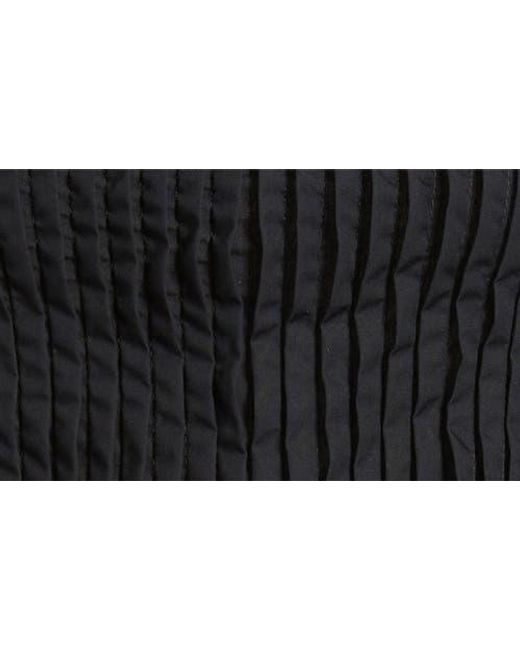 Mango Black Gaia Pintuck A-Line Dress