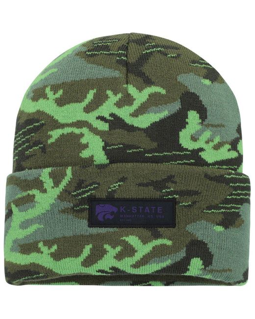 Nike Green Kansas State Wildcats Veterans Day Cuffed Knit Hat At Nordstrom for men