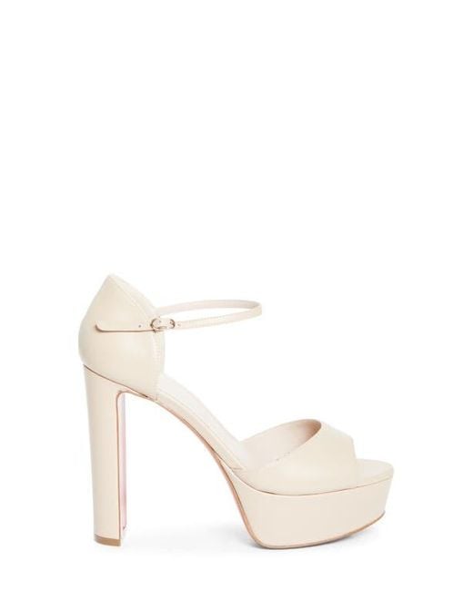 Christian Louboutin White Sandaloo Platform Sandal
