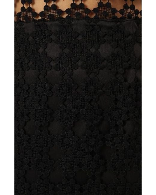 Petal & Pup Women's Black Lauren Lace Overlay Dress Petal & Pup Women's Black Lauren Lace Overlay Dress