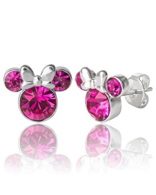 Disney Purple Birthstone Stud Earrings