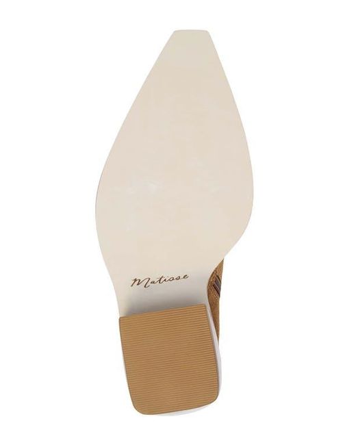 Matisse Brown Cleo Pointed Toe Bootie