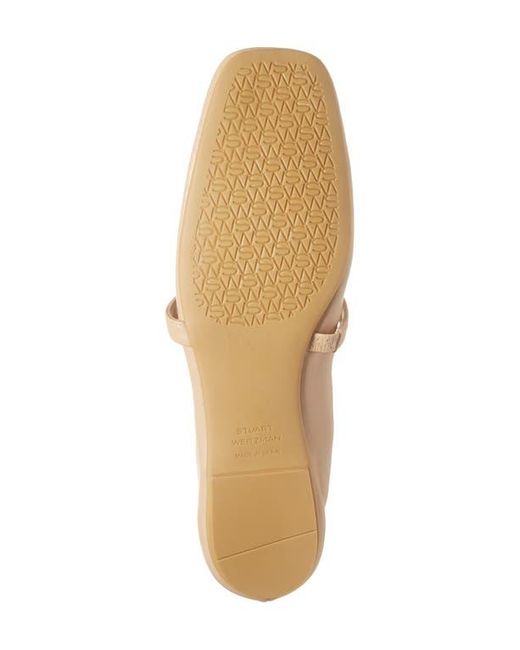 Stuart Weitzman Natural Goldie Ballet Flat
