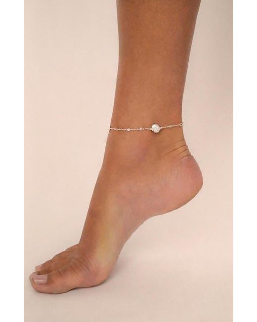 Ettika White Santorini Shell Anklet