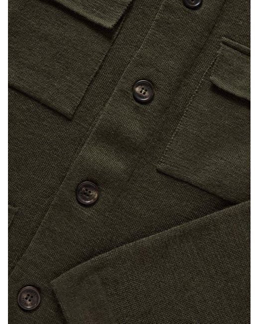Robert Talbott Blue Landon Sweater Jacket for men