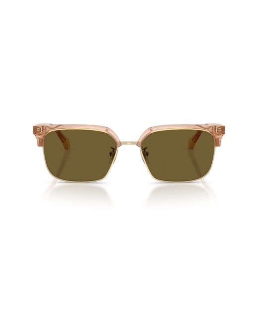 Versace Green 56Mm Square Sunglasses for men